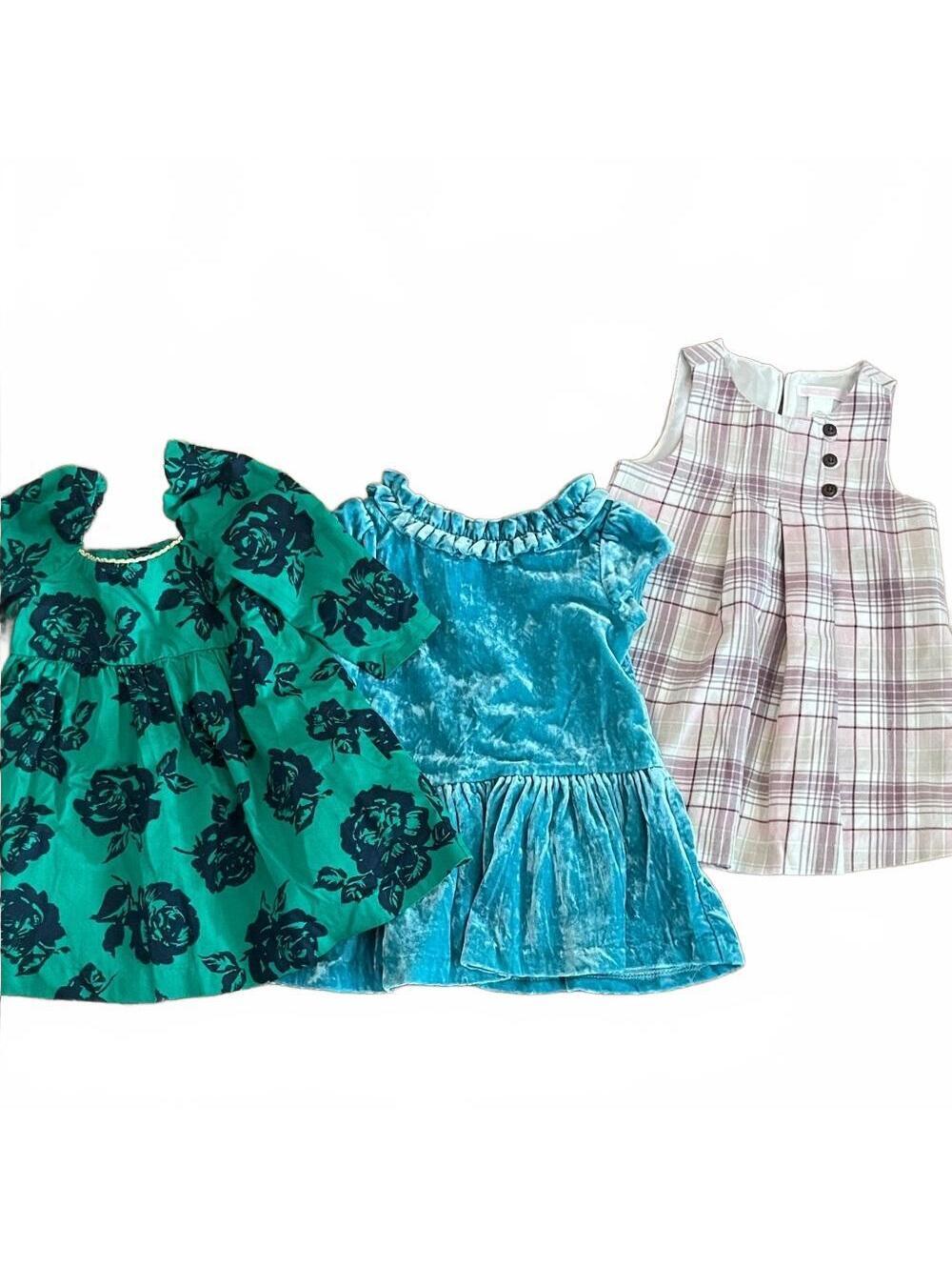 Janie and Jack Bundle of dresses 12-18 months